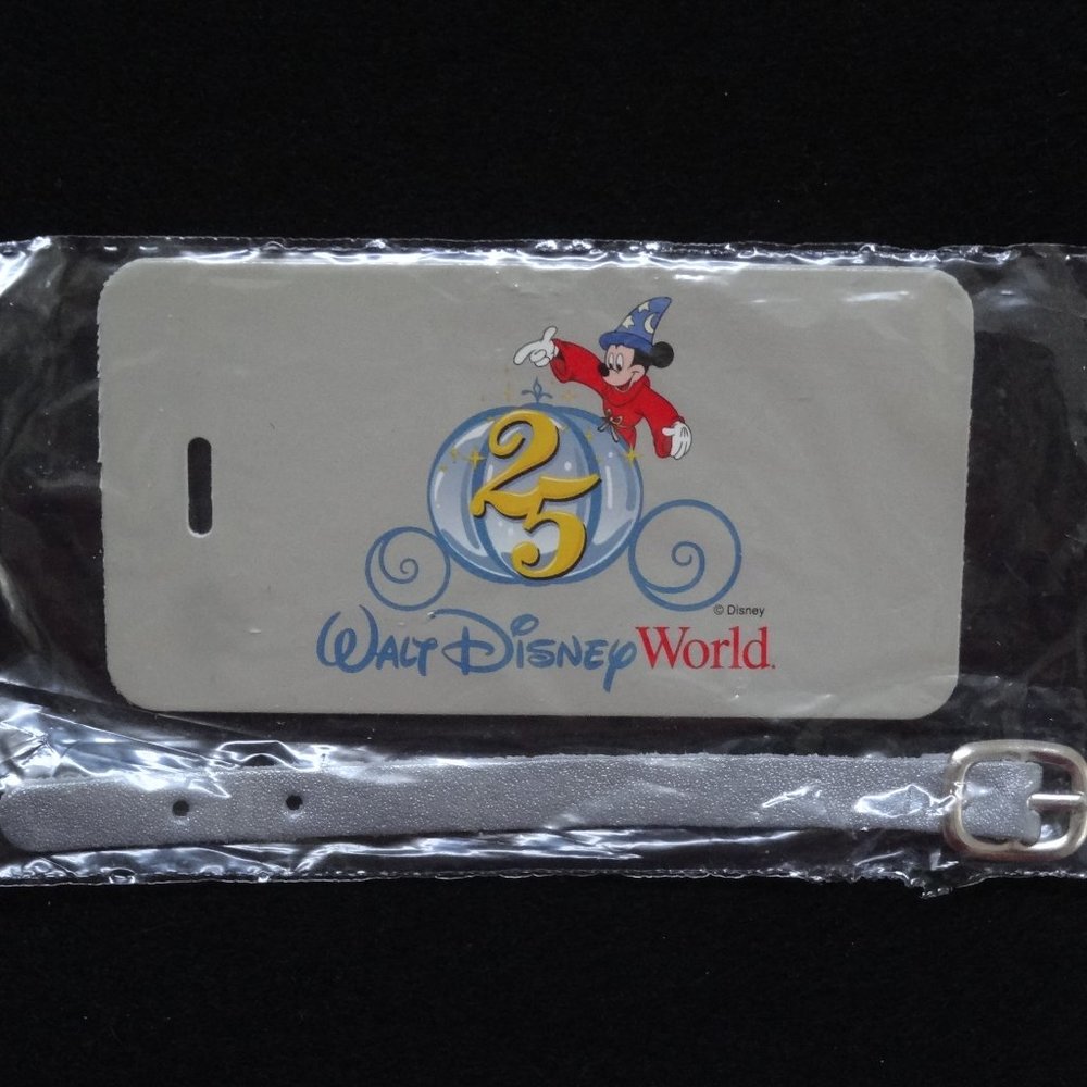 4 ~ Disney ~ WDW ~ 25th Anniversary LUGGAGE TAGS